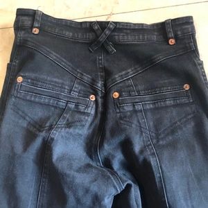 JUDI ROSEN Stove Pipe Black Stretch Jeans